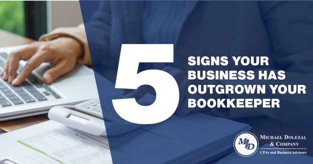 5 signs you've outgrown your bookkeeper